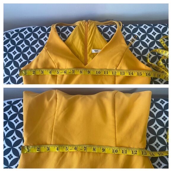 Harlyn Yellow Sheath Dress - Picture 3 of 11